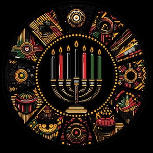 Kwanzaa PNG, African Kwanzaa Digital Download, Holiday Clipart, Cultural Celebration, African Kwanzaa PNG Clipart, trending png