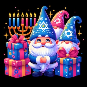 Joyeux Hanoucca, Hanoucca PNG, gnomes de Hanoucca, Joyeux Hanoucca PNG, gnomes de Hanoucca PNG, tendance png