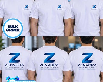 Custom Your Design Printed Shirts, Personalized Business Logo Tshirt, Text Photo Shirt Bulk Orders