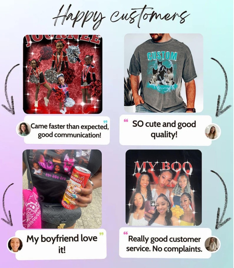 Design personalizzato per t-shirt rap bootleg, modello modificabile su Canva (PDF), con la tua immagine. immagine 7