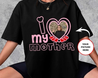 T-shirt photo personnalisé pour maman, sweat-shirt personnalisé pour maman, cadeau pour la fête des mères