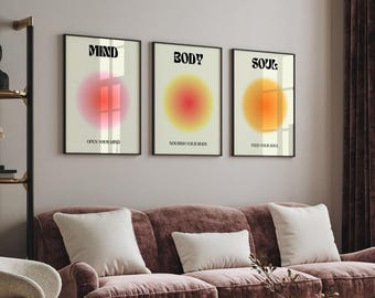 Body Mind Soul Manifesting Printable Wall Art Prints,Daily affirmation, universe , Motivational Poster, Home Decor, Inspirational Quotes