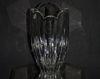 Vintage Mikasa Elegant Revel Leaded Crystal Vase