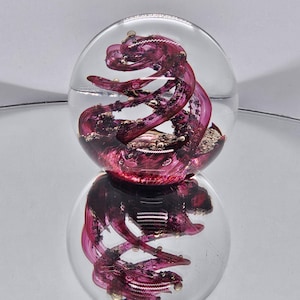 Vintage Hand-made Silkirk Signed Art Glass Paperweight