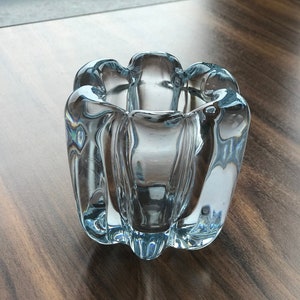 Vintage Orrefors &quot;Stella Polaris&quot; Candle Holder / Vase, 1936