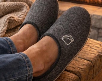 Pantofole Donna In Feltro/Peluche - Ciabatte Invernali Calde E Antiscivolo, Modello Unisex Con Laccio, Comode Per Casa E Outdoor