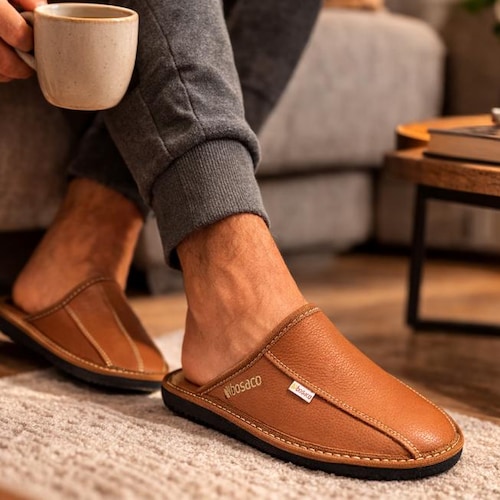 mens leather dress slippers Amazon.com | Santimon Men's Mules Formal Dress Loafers Leather Open Back  Slippers Business Wedding Casual Fashion Slip On Clogs Sandals Summer Dress  Shoes for Men Black 5.5 US