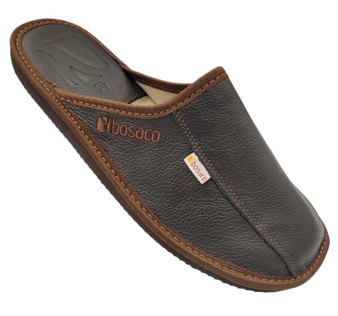 Babouches / Chaussons Homme En Cuir Véritable - Pointure 43 EU - Modèle Royale Jaune - Neuf Emballé