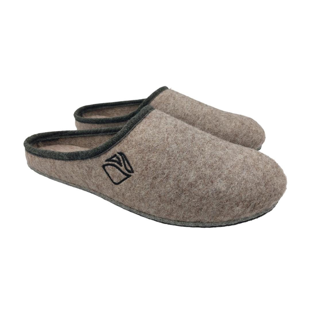 Mens Felt Slippers,felt Sole Slippers,anti-slip Felt Sole,woolen ...