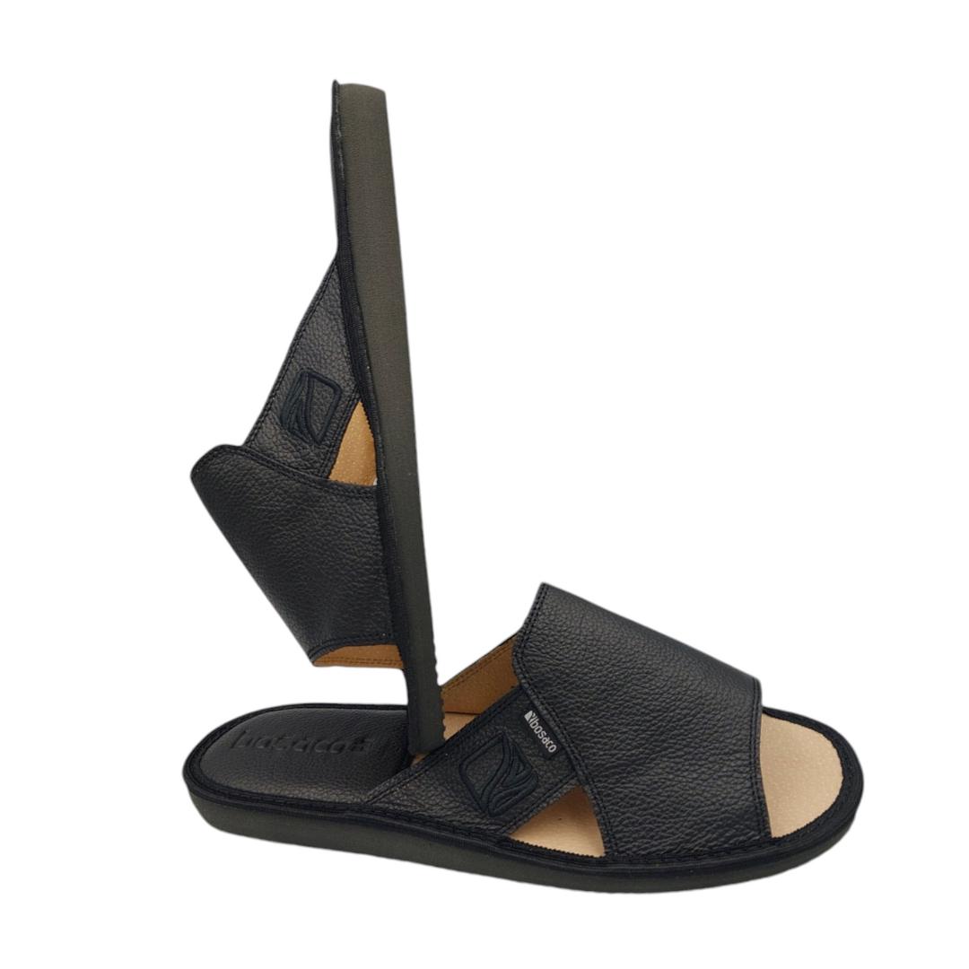 【MODERNIF】Lukin Leather Slippers Judy leather slippers open toe with patented leather design