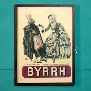 BYRRH - 1933 - Original advertising poster - "Carnival"