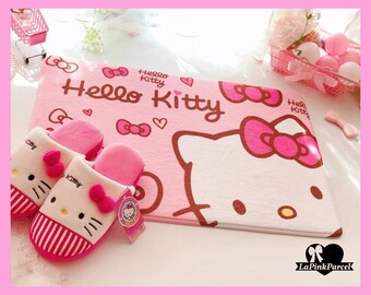 hello kitty mat - cute bedroom decor, sanrio gift, kawaii gift, cute bathroom mat, gifts for daughter