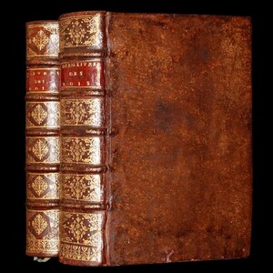 1690 Rare Book Set - Books of Kings from the Bible, complete in two volumes
