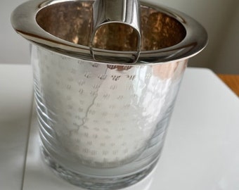 Ice bucket with tongs
