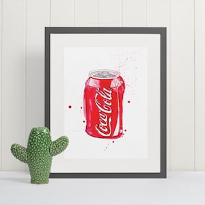Art Print Can of Coke