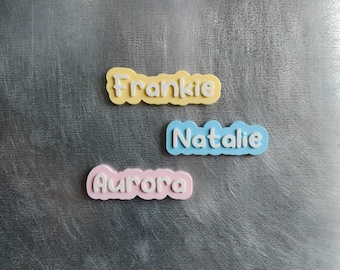 Personalized 3D Printed Name - Magnetic Name Tag for Fridges, Whiteboards, Lockers & More! | Embedded Magnet | Name Magnet