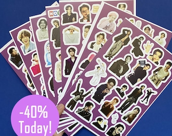 BTS Waterproof Sticker Pack: Kpop Bangtan Boys Army Merch