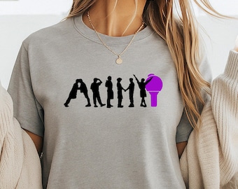 Custom ot7 Tee, Kpop Shirt, K-pop concert outfit, Purple fandom Army gifts