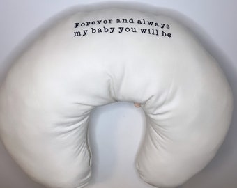 Personalized Organic cotton Baby Nursing Pillow, Baby Feeding Pillow, Baby Shower Gift, Custom Baby Gift, Gift for Baby, Baby girl gift,Baby