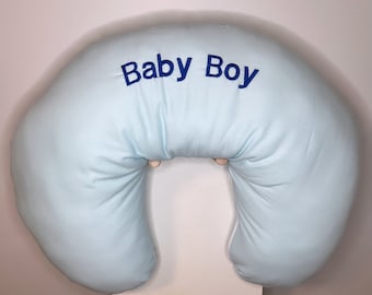 Almohada de lactancia para bebés de algodón orgánico personalizada, almohada de alimentación para bebés, regalo de baby shower, regalo personalizado para bebés, regalo para bebés, nombre de almohada para bebés