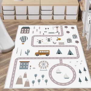 Kinderzimmer Teppich mit Bergmuster, Kinderzimmerteppich, Kinderzimmerteppich, Krabbeldecke, Krabbelteppich, Kinderzimmer, Kinderzimmer, Kinderzimmer, Kinderzimmer, Kinderzimmer, Kinderzimmer, Kinderzimmer, Kinderzimmer