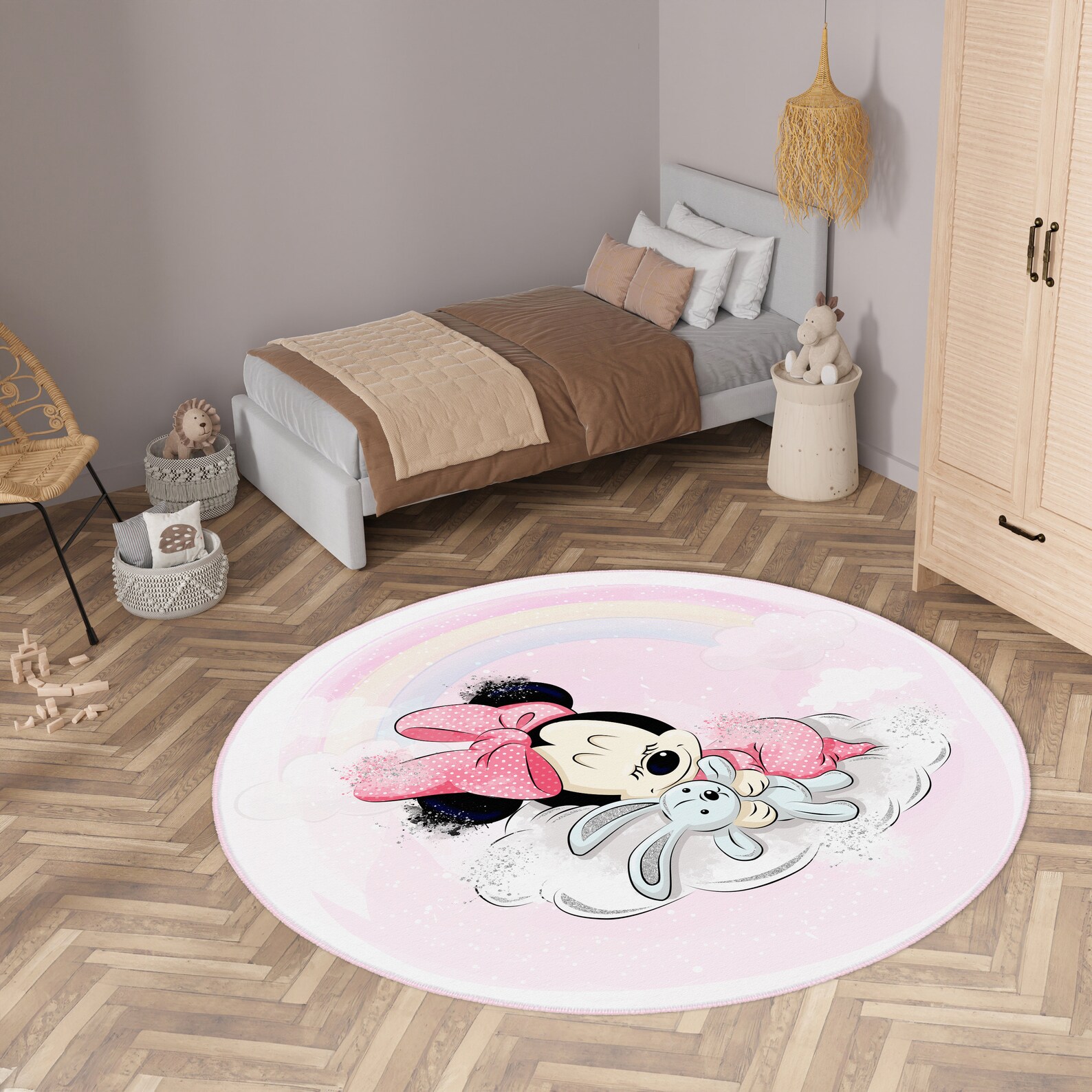 Mouse Rug 2000 Mickey Mouse Rug,pink Minnie Mouse Rugs,baby Girl Playroom Mat,washable ...