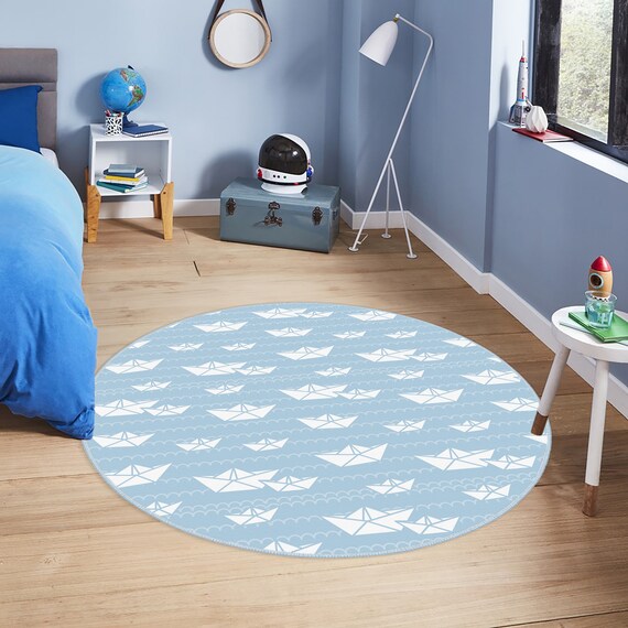 Blue baby rug discount