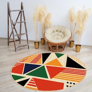 Mid Century Boho Rug,Contemporary Abstract Carpet,Unique Geometric Elegant Area Rug,Modern Minimalist Rug,Living Room Rug,Minimal Home Decor