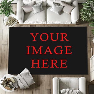 Custom Rug, Area Rug, Custom Photo Carpet, Photo Print carpet, Personalized Rug, Themed Rug, Custom Gift Carpet, Personalized Gift, Logo Rug