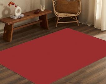 Burgundy Hallway Rug, Kitchen Rug, Entrance Carpet, Bathroom Mat, Burgundy Runner Rug, Ein Your Preferred Length Rugs, Plain Burgundy Carpet
