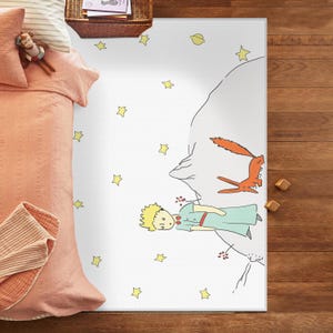 Süßer Kleiner Preis Kinderteppich, Kleiner Prinz Kinderteppich, Kleiner Prinz Teppich, Weicher Waschbarer Teppich fürs Kinderzimmer
