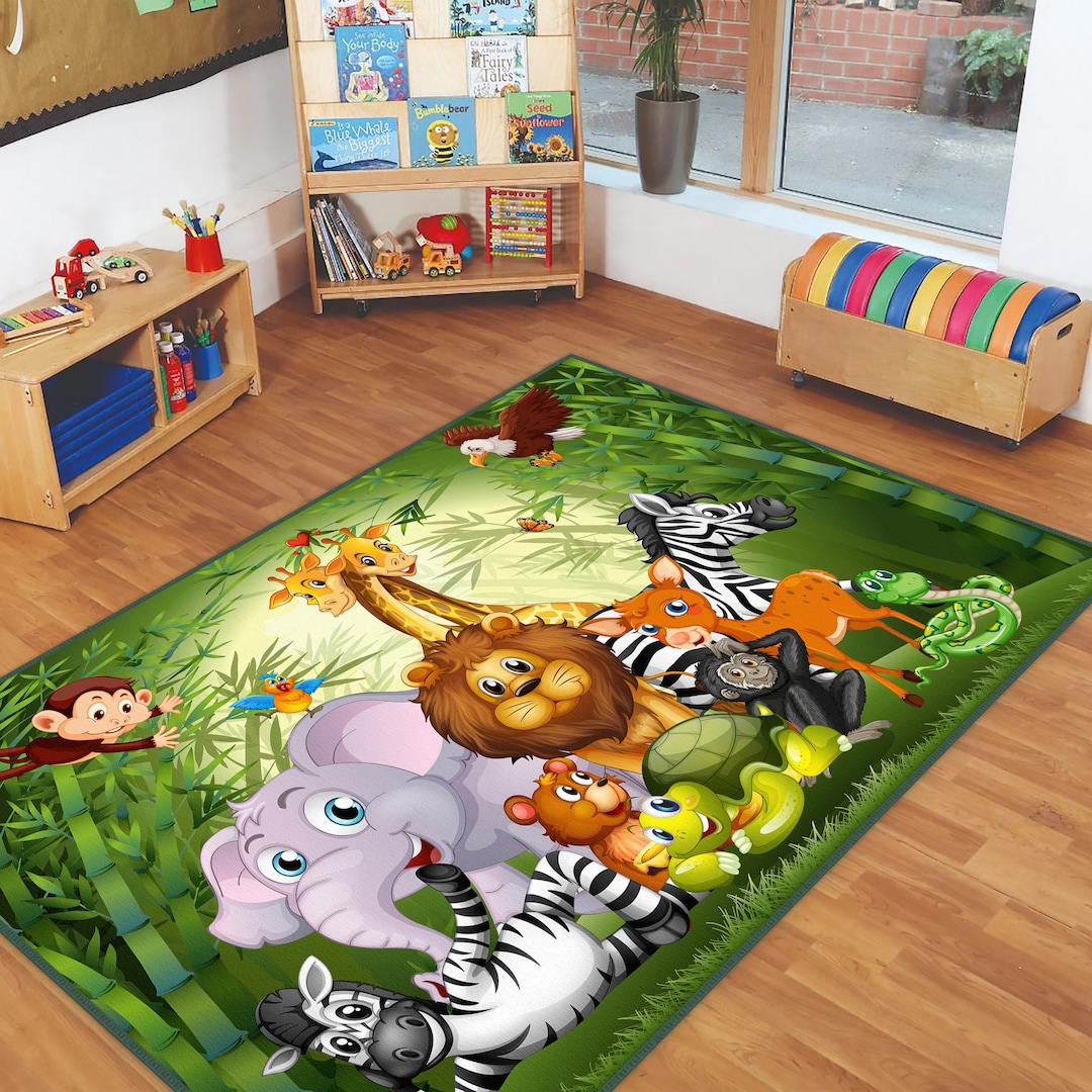 Tappeto Bambini Cameretta Zerodis Tappeto Rotondo In Cotone