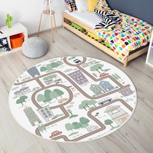 Teppich für das Kinderzimmer, Spielmatte für Kinderzimmer, rutschfester Teppich für Kinder, Spielzimmerteppich, Tagesmatte