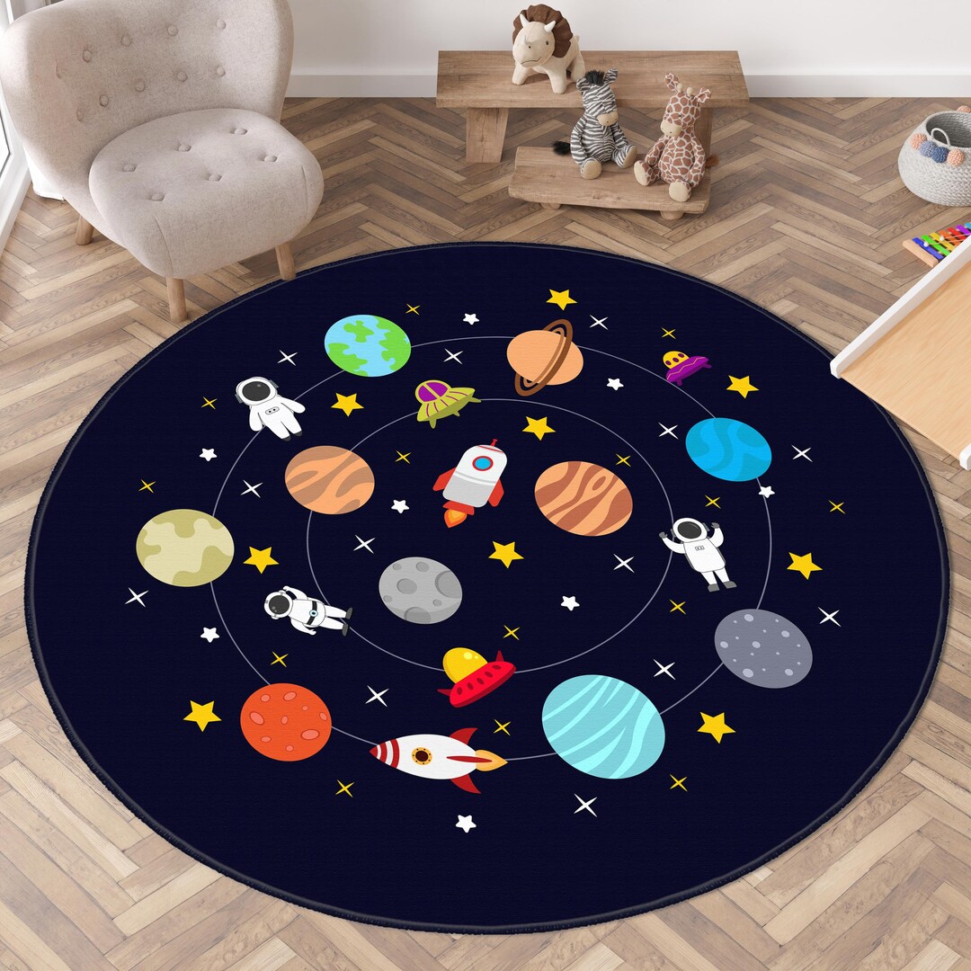 Astronaut Rug, Kids Nasa Rug, Space Rug, Astronaut Kids Rug, Space Baby ...