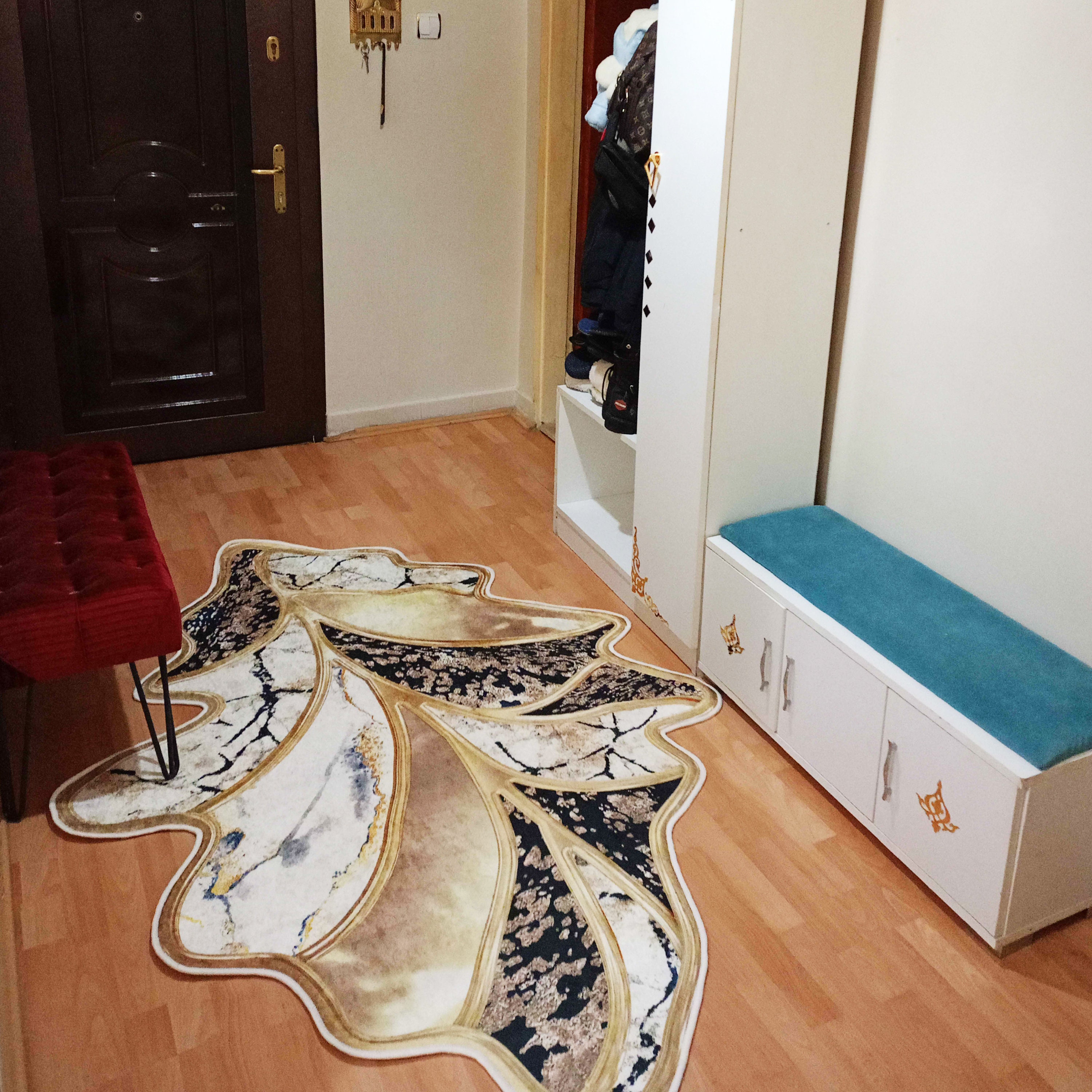 Shiny Gold Rug Gold Flower Carpet, Shiny Gold Carpet, Gold Decor Home Carpet, Gold ...
