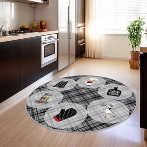 Personalized Kitchen Rug Mat, Custom Kitchen Utensils Carpet Rugs,non ...