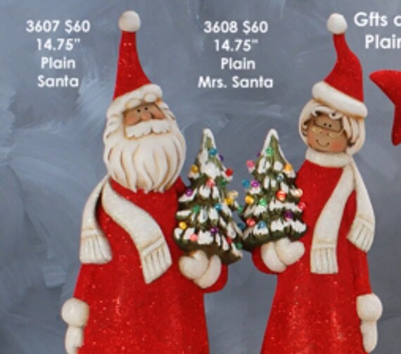 Christmas - Clay Magic - Mr & Mrs Claus Set - 3607 - 3608