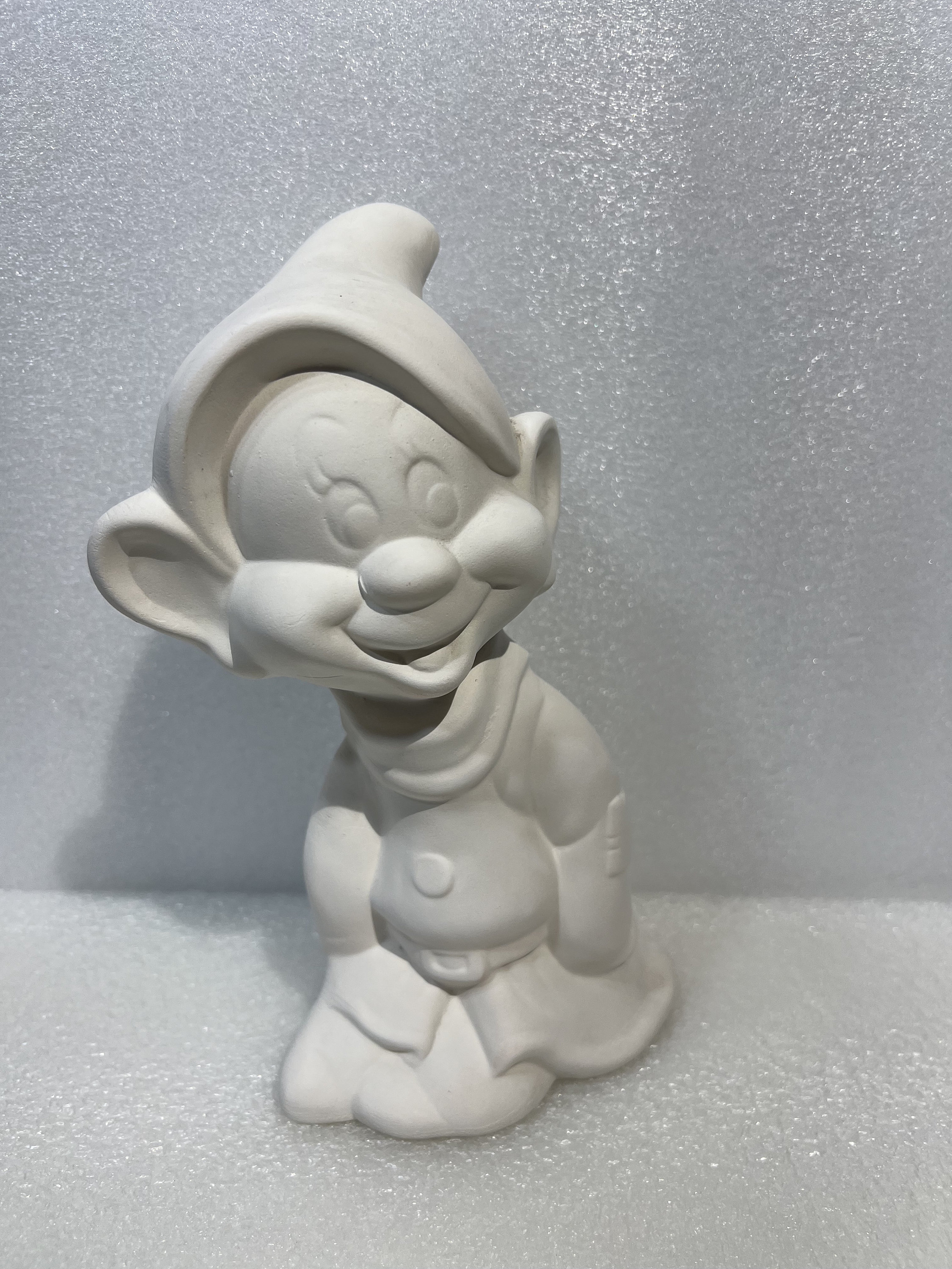 Disney dopey Seven Dwarfs 9 Tall Ready to Paint Ceramic Bisque - Etsy