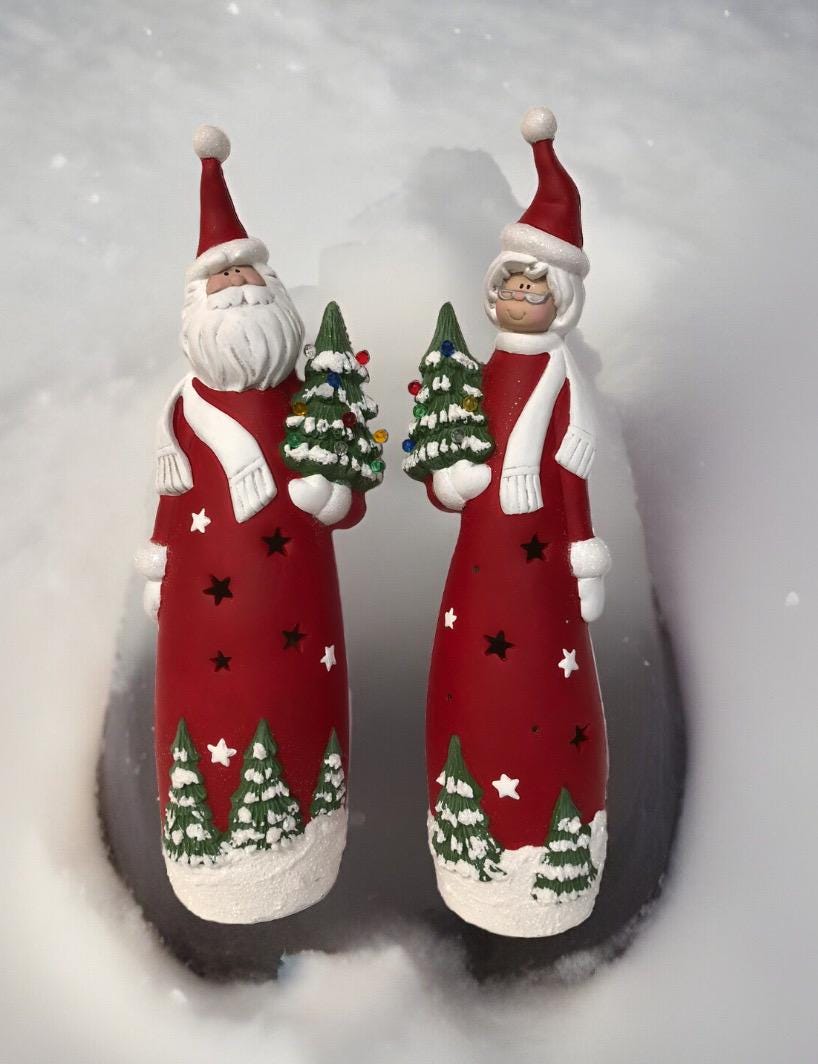 Christmas - Clay Magic - Mr & Mrs Claus Set - 3607 - 3608