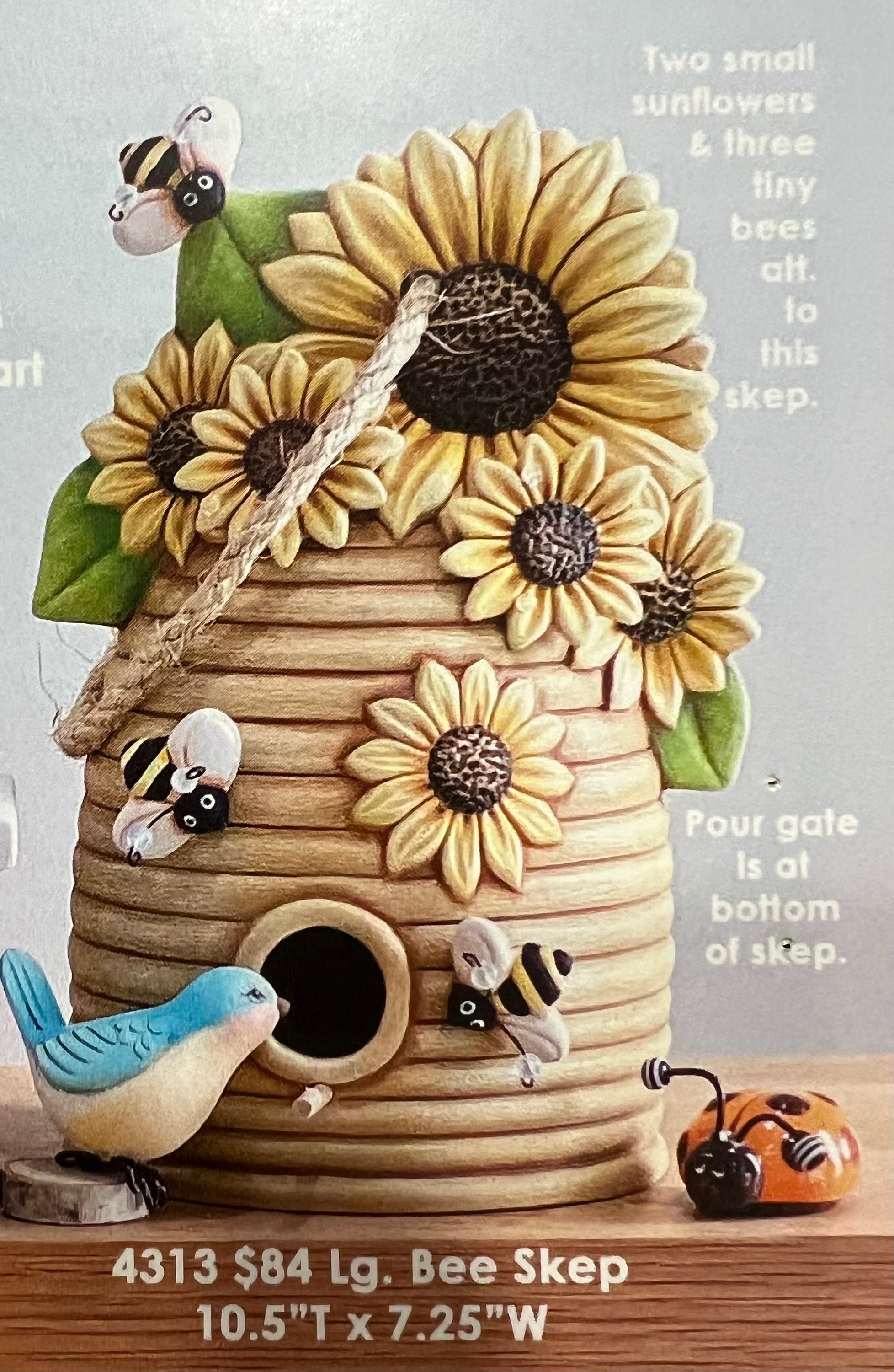 置物 pipi Summer - Clay Magic - Ceramic Bee Skep - 4313 - Ready-to-paint - Etsy