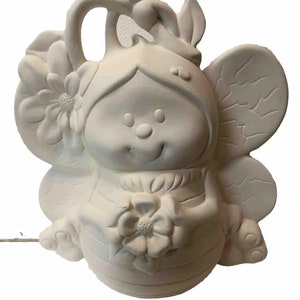 Clay Magic Anna Buzzing Bee 3744 Ready to Paint Ceramic Bisque image 2