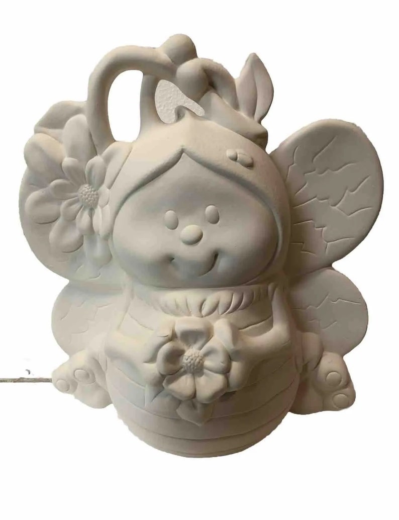 Clay Magic Anna Buzzing Bee 3744 Ready to Paint Ceramic Bisque image 2
