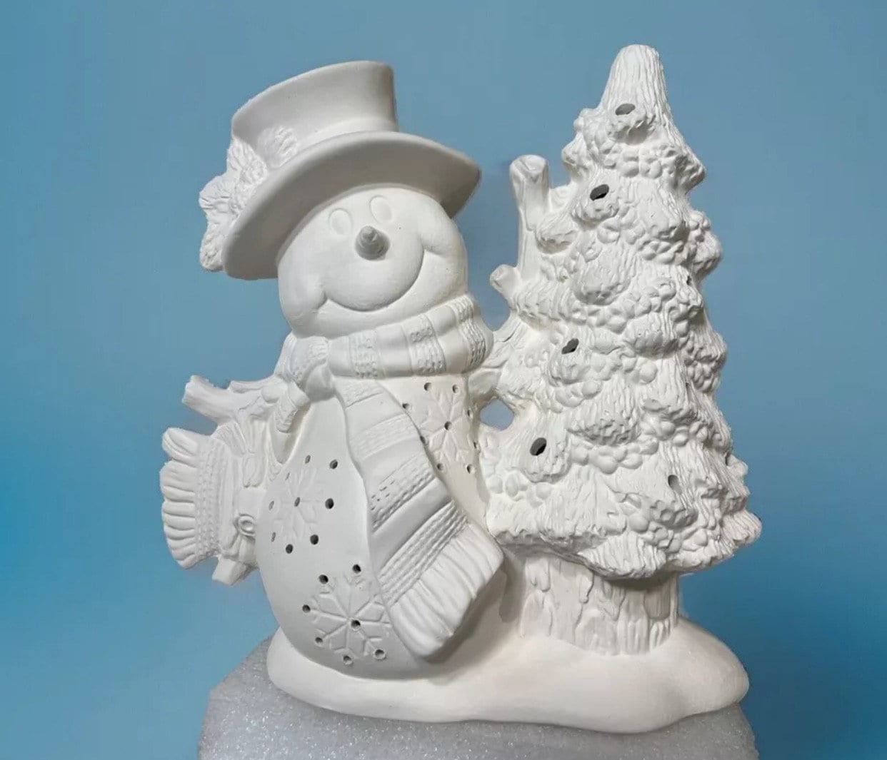 宛　CLAY様 Christmas - Clay Magic - Snowman With Christmas Tree - 2551