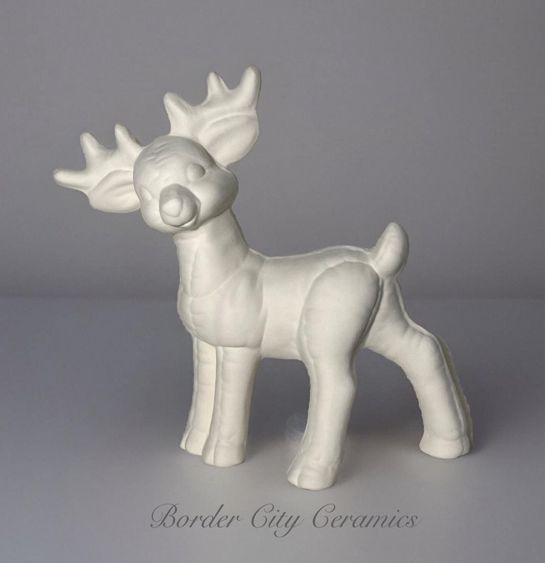 Christmas - Kimple - Medium Deer - 942 - Standing - Ready-to-paint