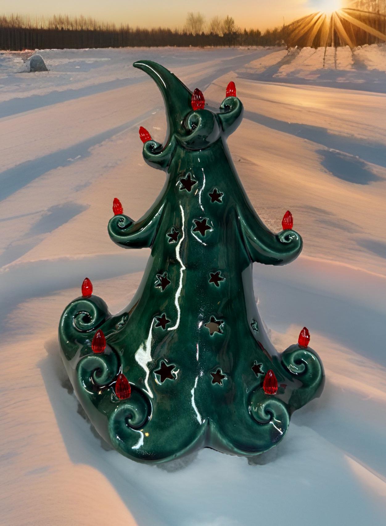Christmas Trees - the “JOLLY” Tree - Christmas Design - 12” Tall