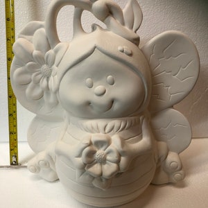 Clay Magic Anna Buzzing Bee 3744 Ready to Paint Ceramic Bisque image 3