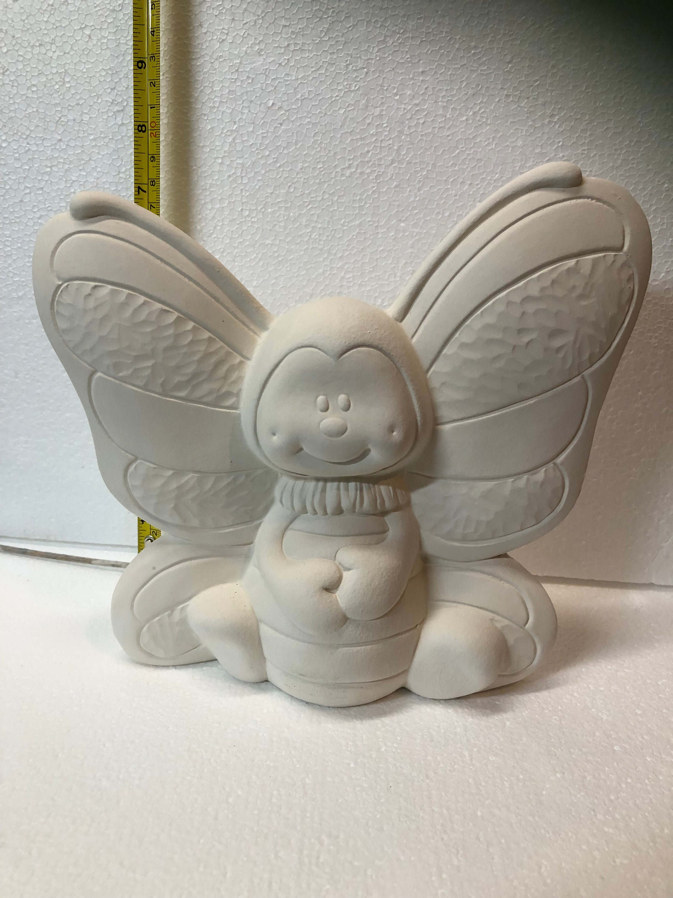 Spring - Clay Magic - “flitter” the Butterfly - Ready to Paint - 7