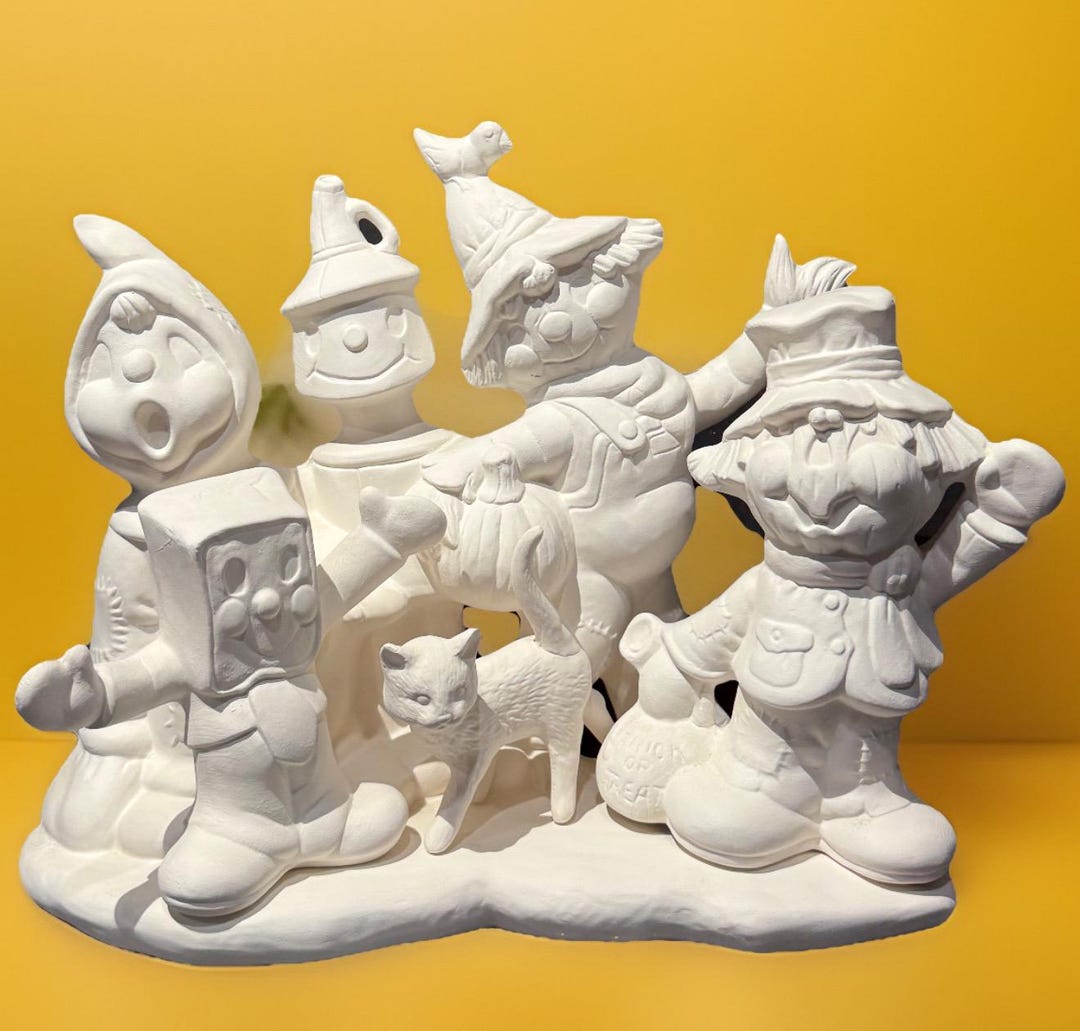 新品 マスコット4体セット Halloween Trick orTrick Halloween - Vintage - Trick or Treat Kids - (4pc) Glenview - Ready