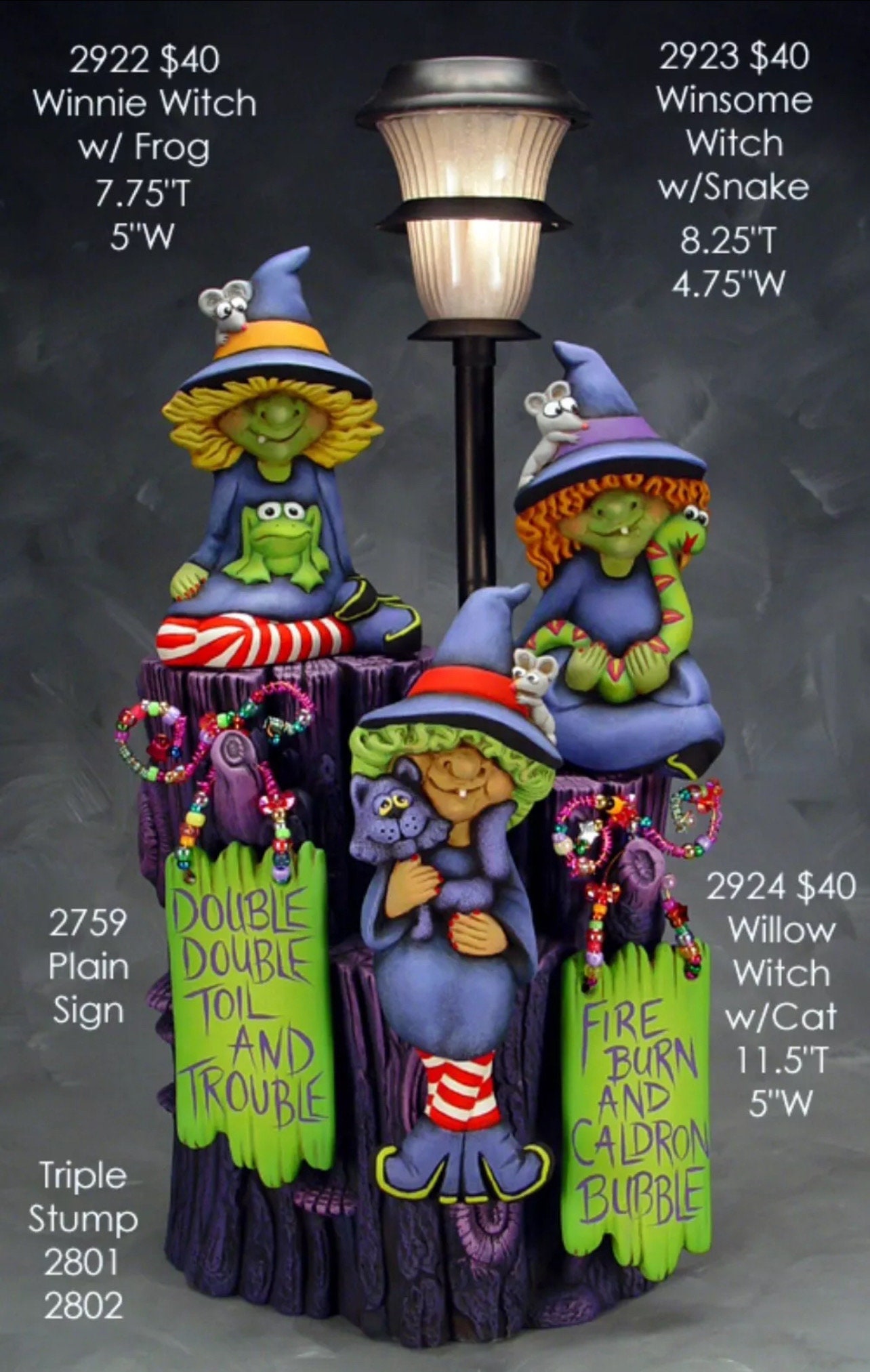 Halloween - Clay Magic - Witch Set - 2922 - 2923 - 2924 - Ready to