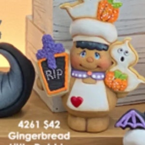 Gingerbreads - Clay Magic - Gingerbread - “little Debbie”- Ready to ...